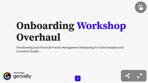 Financial Practice Management SaaS - Interactive Workshop Transformation